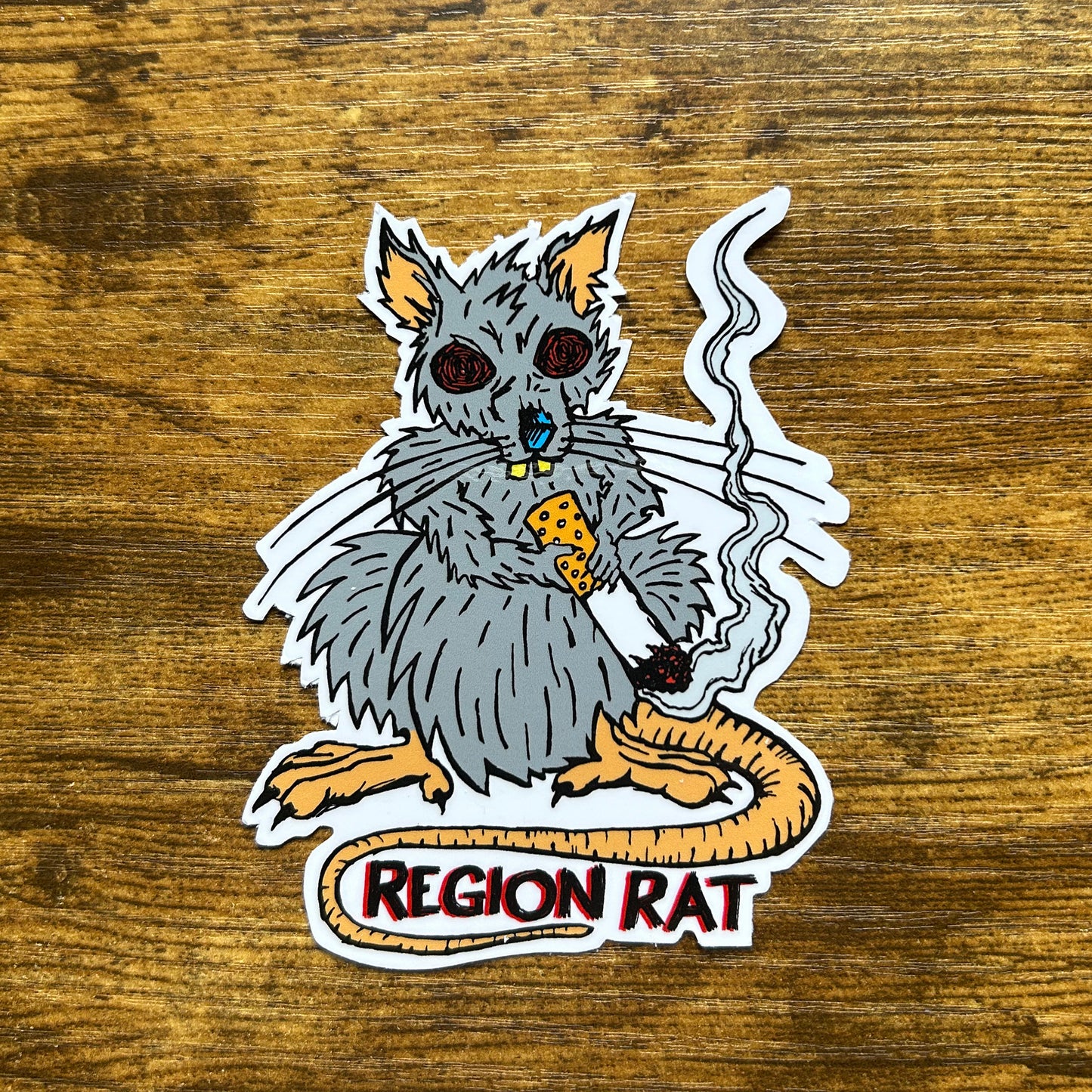 Region Rat Indiana Sticker FREE SHIPPING