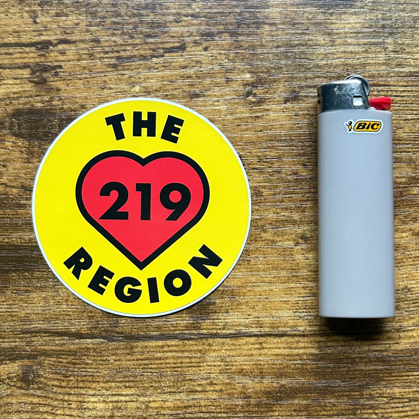 The Region 219 Heart Sticker