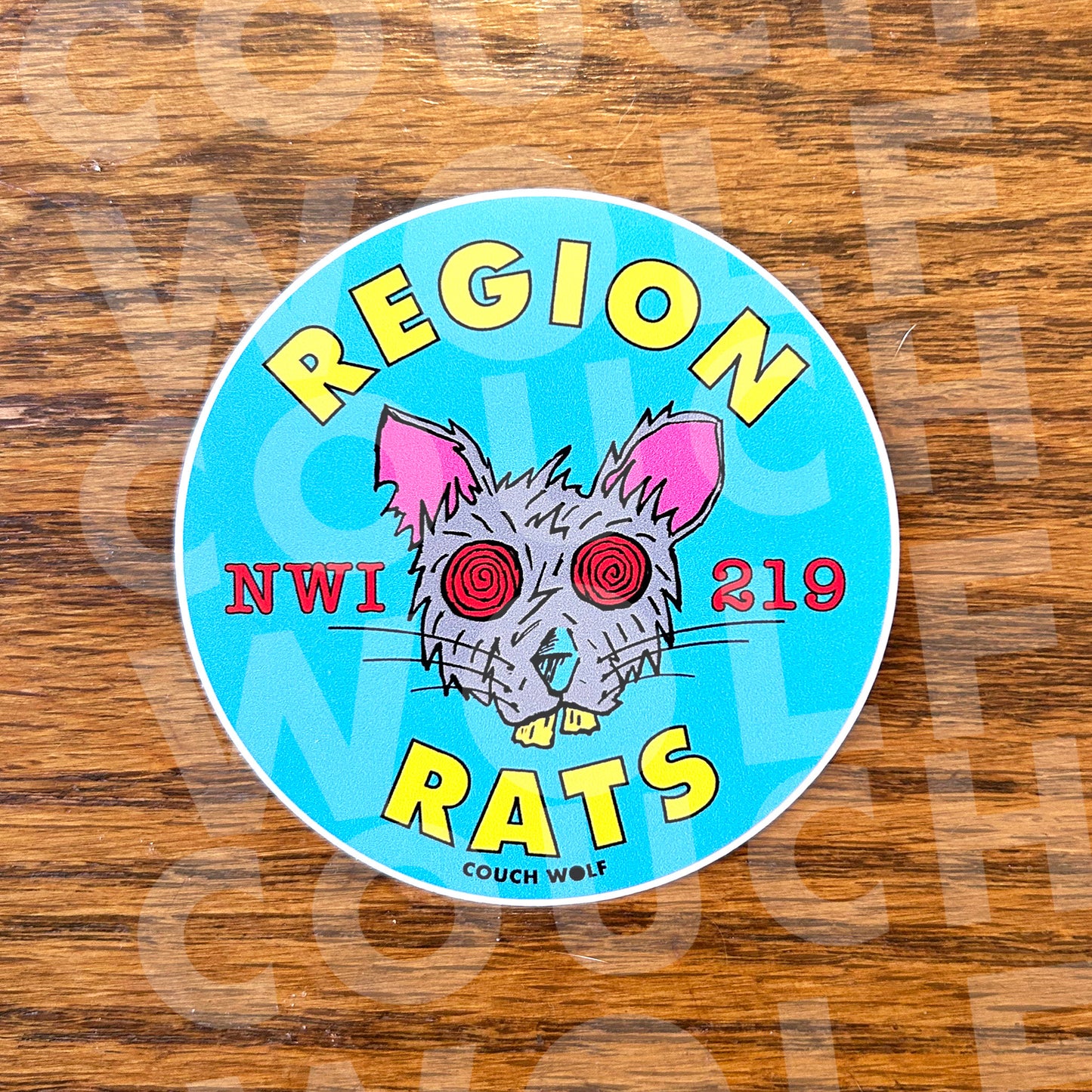 Region Rats Sticker