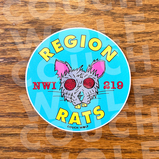Region Rats Sticker